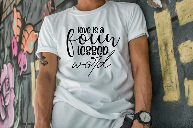 Love is a Four Legged Word svg SVG orpitasn 