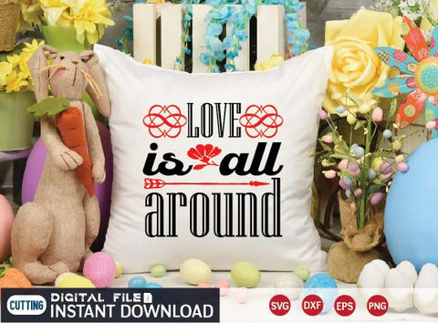love is all around SVG designer krishna 