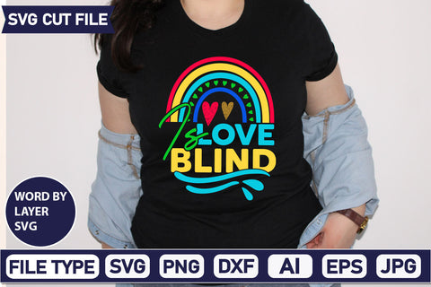 Love Is Blind SVG Cut File SVG DesignPlante 503 