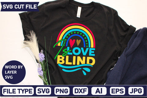 Love Is Blind SVG Cut File SVG DesignPlante 503 