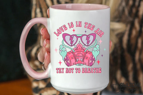 Love Is In The Air Funny Valentine PNG Sublimation Owlsome.Designs 