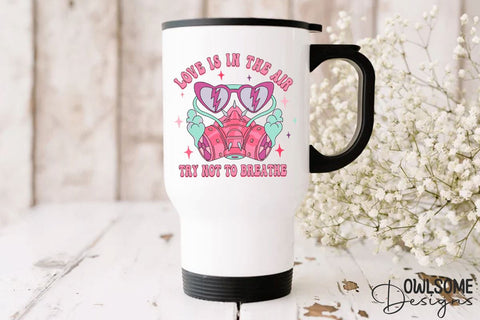 Love Is In The Air Funny Valentine PNG Sublimation Owlsome.Designs 