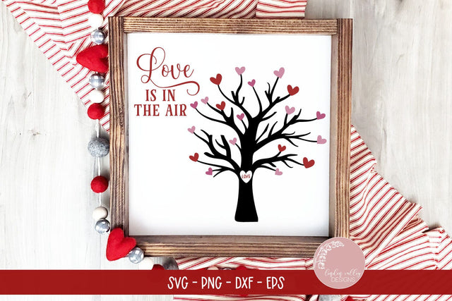 Love Is In The Air SVG-Valentine SVG-Hearts SVG SVG Linden Valley Designs 