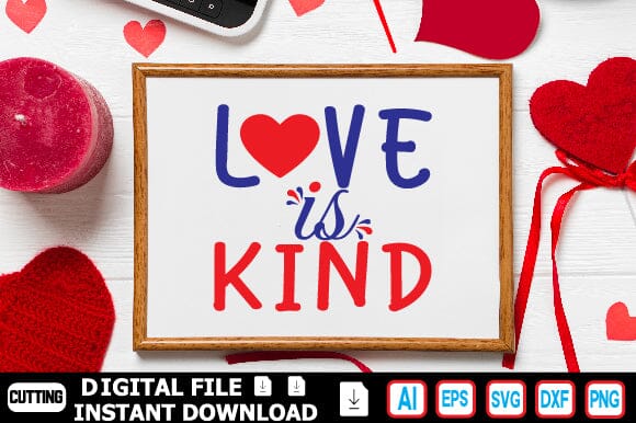Love is Kind SVG Craftlabsvg24 
