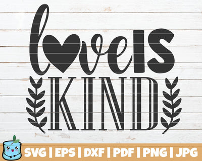 Love Is Kind SVG MintyMarshmallows 