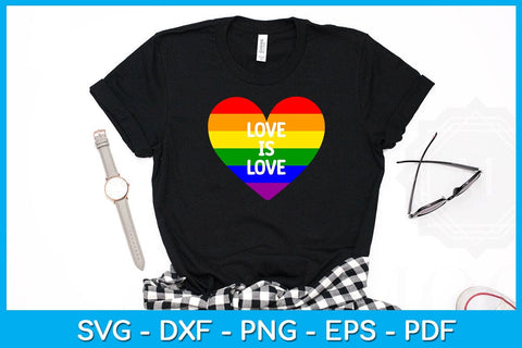 Love Is Love Pride Month SVG PNG PDF Cut File SVG Creativedesigntee 