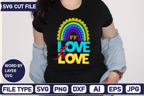 Love Is Love SVG Cut File SVG DesignPlante 503 