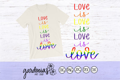 Love is Love SVG Gardenias Art Shop 