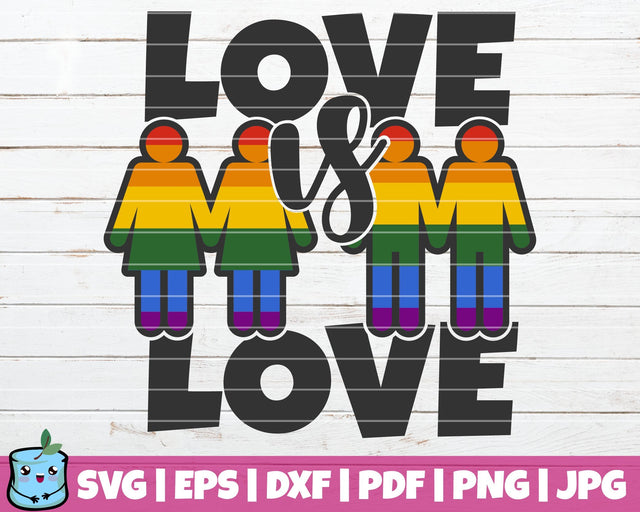 Love Is Love SVG MintyMarshmallows 