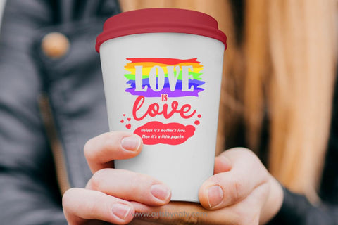 Love is love. Unless it's mother's love. SVG illustration. SVG Arts By Naty 