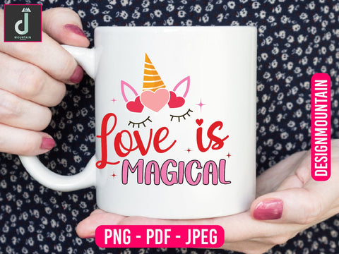 love is magical Sublimation design Sublimation Alihossainbd 