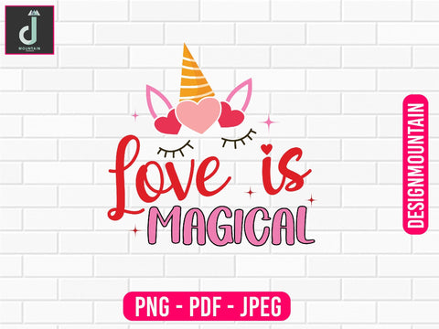 love is magical Sublimation design Sublimation Alihossainbd 