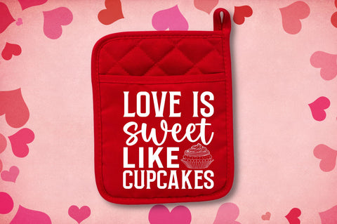 Love is sweet like cupcakes SVG SVG Regulrcrative 