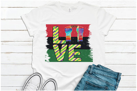Love Juneteenth Sublimation Sublimation Jagonath Roy 