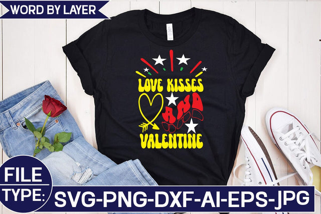 Love KISSES and Valentine SVG Cut File SVG Studio Innate 