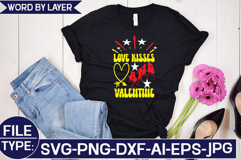 Love KISSES and Valentine SVG Cut File SVG Studio Innate 
