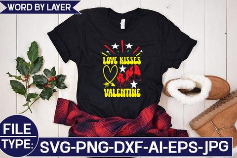 Love KISSES and Valentine SVG Cut File SVG Studio Innate 
