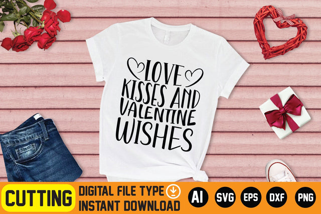 Love Kisses and Valentine Wishes SVG CraftlabSvg29 
