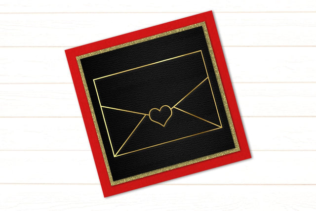 Love Letter SKETCH Single Line Drawing SVG Sketch DESIGN Designed by Geeks 