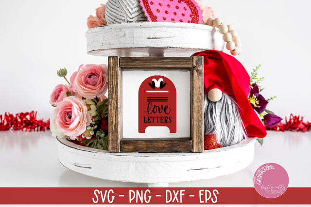 Love Letters SVG-Valeninte SVG-Valentine Mailbox SVG SVG Linden Valley Designs 
