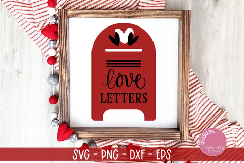 Love Letters SVG-Valeninte SVG-Valentine Mailbox SVG SVG Linden Valley Designs 