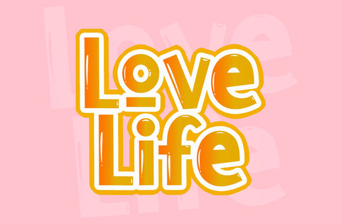 Love Life - Bonus Heart SVG Font Yuby 