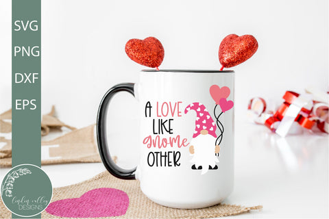 Love Like Gnome Other SVG-Gnome Valentine SVG SVG Linden Valley Designs 