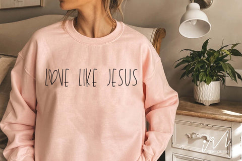 Love like Jesus, Christian svg SVG Isabella Machell 