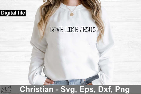 Love like Jesus, Christian svg SVG Isabella Machell 