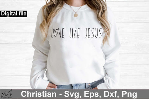 Love like Jesus, Christian svg SVG Isabella Machell 
