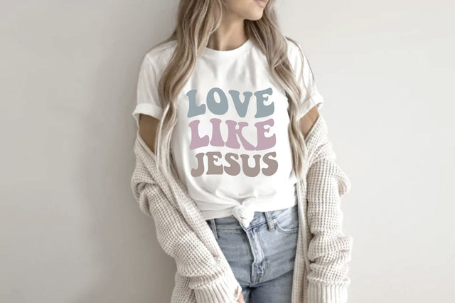 Love Like Jesus, Religious Svg Design SVG Creativeart88 