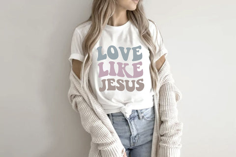 Love Like Jesus, Religious Svg Design SVG Creativeart88 