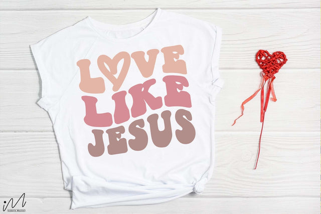 Love like Jesus svg, Christian t shirt svg SVG Isabella Machell 