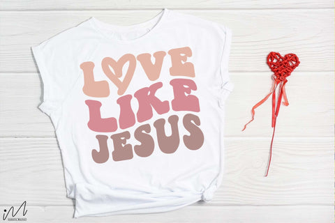 Love like Jesus svg, Christian t shirt svg SVG Isabella Machell 