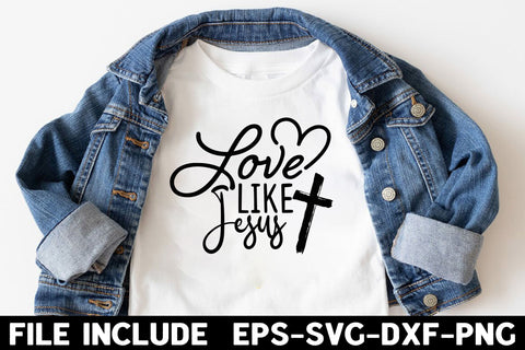 Love Like Jesus SVG Rupkotha 