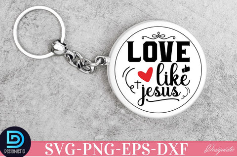 Love like jesus SVG SVG DESIGNISTIC 