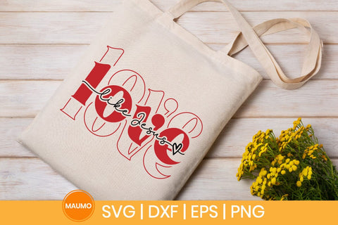 Love like jesus, valentine svg quote SVG Maumo Designs 