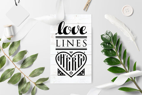 Love lines here Family SVG dxf Quotes & Sayings Cut Files SVG Zoya Miller 