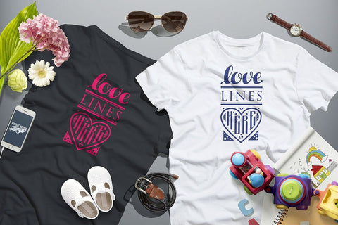 Love lines here Family SVG dxf Quotes & Sayings Cut Files SVG Zoya Miller 