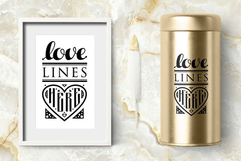 Love lines here Family SVG dxf Quotes & Sayings Cut Files SVG Zoya Miller 