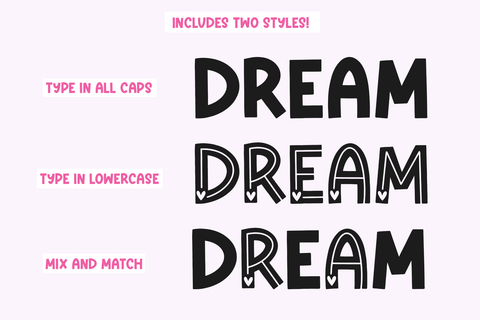 Love Love - Valentine's Day Font Font KA Designs 