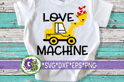 Love Machine SVG DXF EPS PNG-Valentine's Day SVG SVG Greedy Stitches 