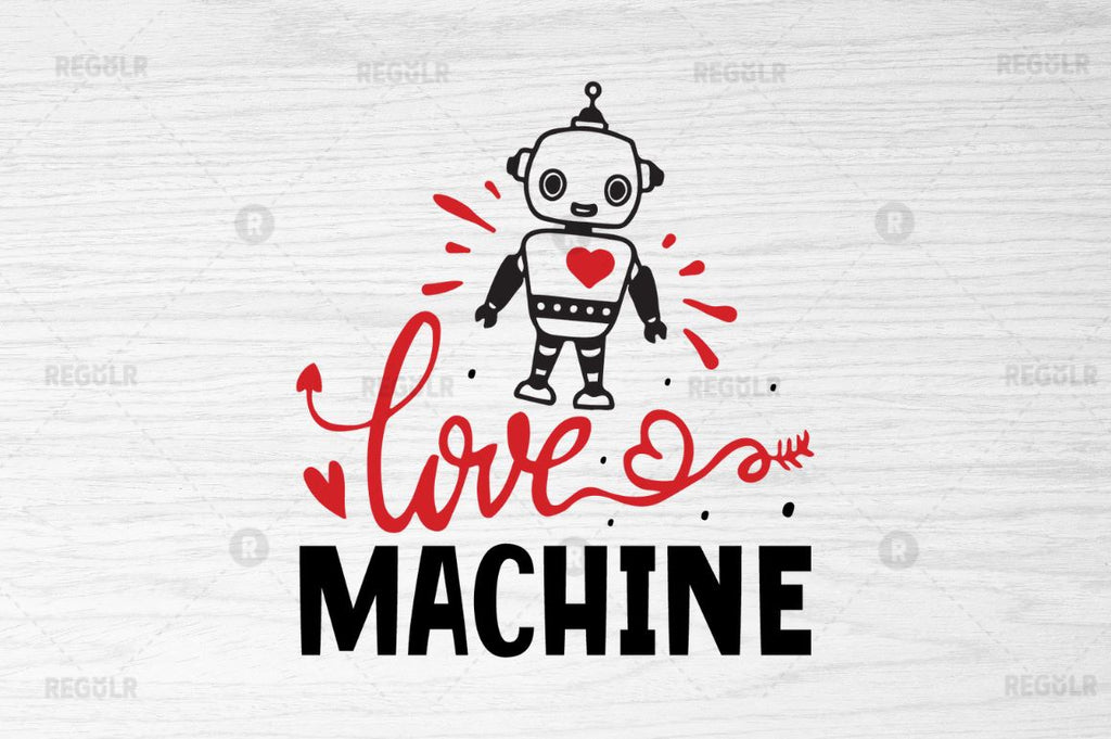 Love Machine SVG - So Fontsy