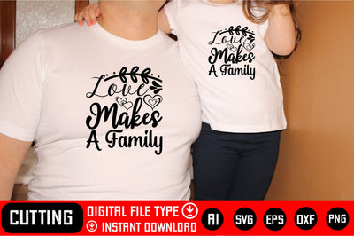 Love Makes A Family SVG CraftlabSvg29 