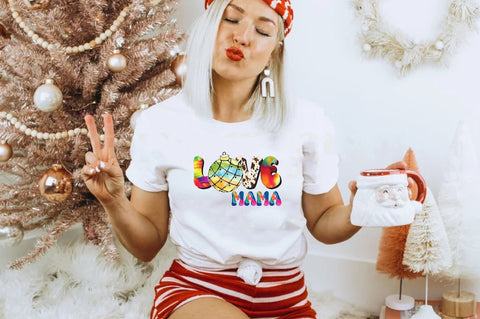 Love Mama Christmas Sublimation Sublimation Jagonath Roy 