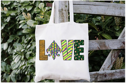 LOVE Mardi Gras Sublimation Sublimation Jagonath Roy 