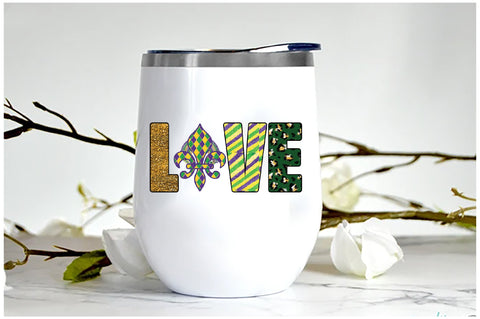 LOVE Mardi Gras Sublimation Sublimation Jagonath Roy 
