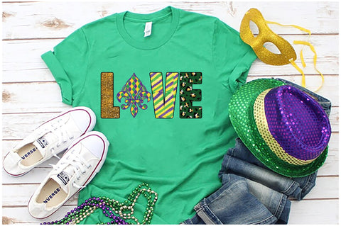 LOVE Mardi Gras Sublimation Sublimation Jagonath Roy 