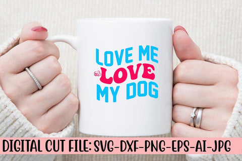 Love Me Love My Dog Retro SVG SVG Syaman 