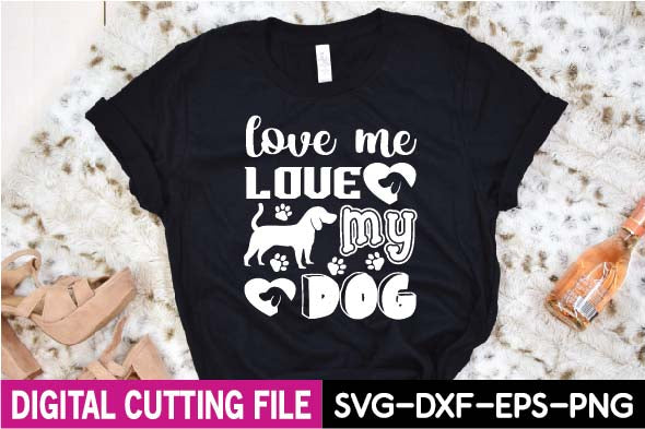 love me love my dog SVG designer krishna 